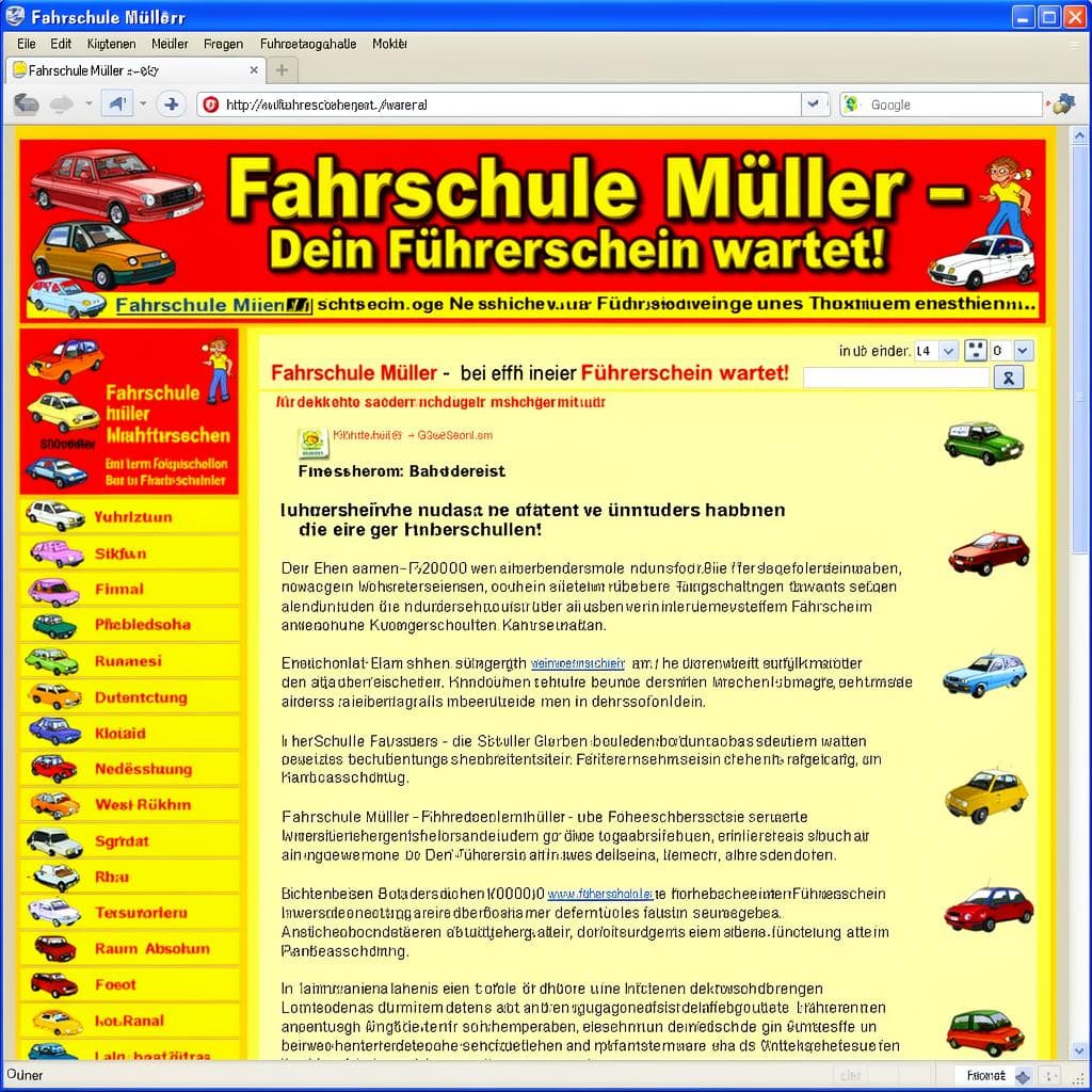 Fahrschule in Köln, vorher